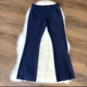 Athleta Stellar Flare Trouser Pant Navy Blue Size 8P
